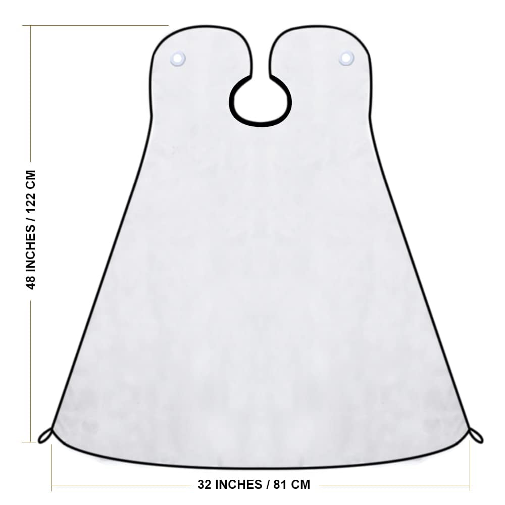 Beard Shaving Catcher Bib - the Smart Way to Shave - Beard Trimming Apron & Shaving Cape - Perfect Grooming Gift or Men'S Birthday Gift - by