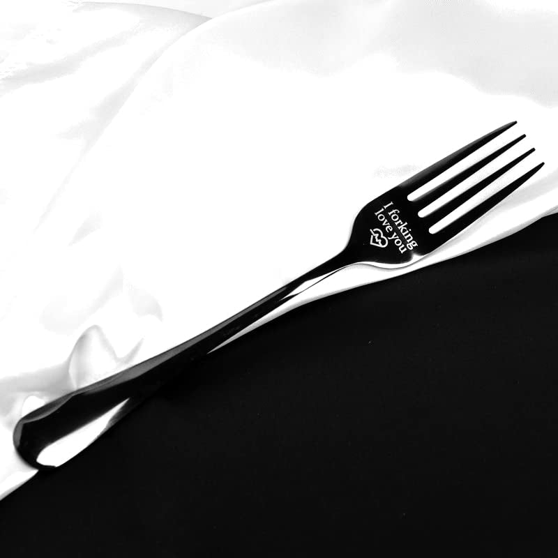 Anniversary Birthday Gifts for Husband Girlfriend from Wife Boyfriend I Forking Love You Fork Gifts for Him Her Funny Christmas Gift Dinner Forks for Couple Hubby Fiance