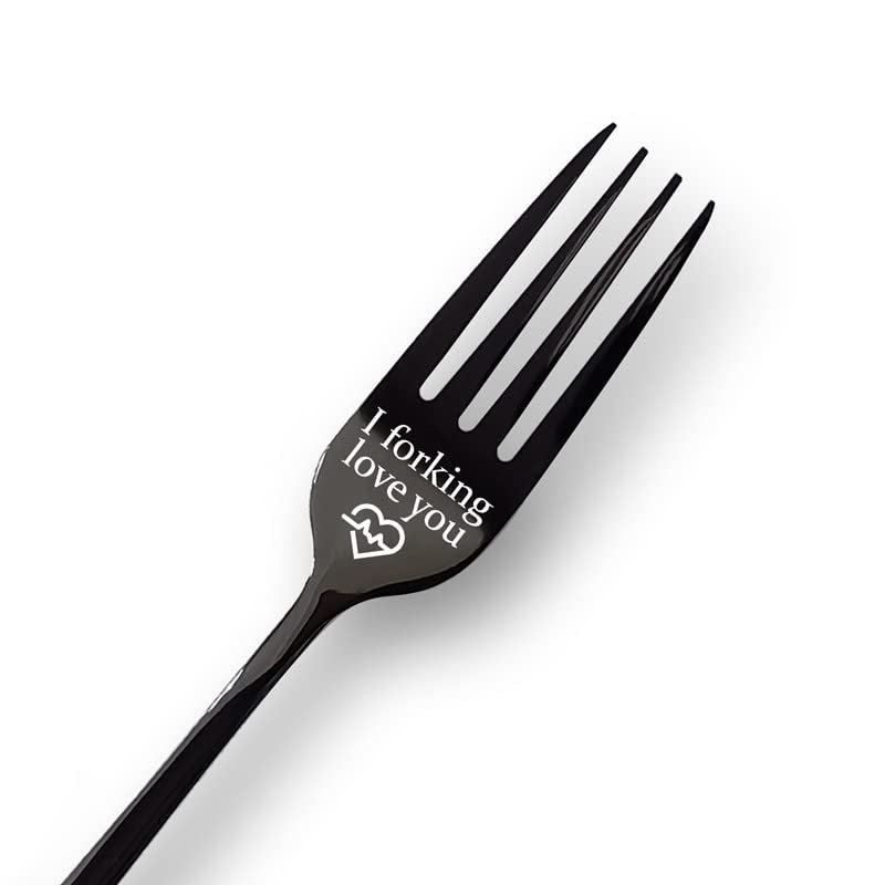 Anniversary Birthday Gifts for Husband Girlfriend from Wife Boyfriend I Forking Love You Fork Gifts for Him Her Funny Christmas Gift Dinner Forks for Couple Hubby Fiance