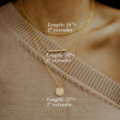 Layered Necklaces for Women - 14K Dainty Gold Plated Layering Chokers Necklaces Set Multilayer Delicate Necklace Trendy Adjustable Long Layered Necklaces for Women