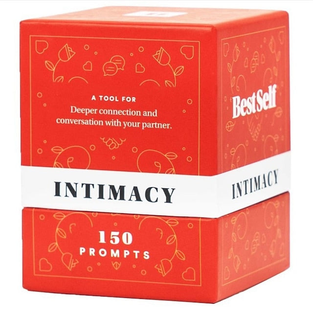 Intimacy Deck by Bestself - Full English Romantic Couple Game Card Deep Conversation